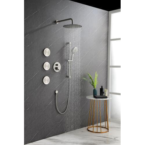 SenQWFa Shower System,Waterfall Rainfall Shower Head With Handheld